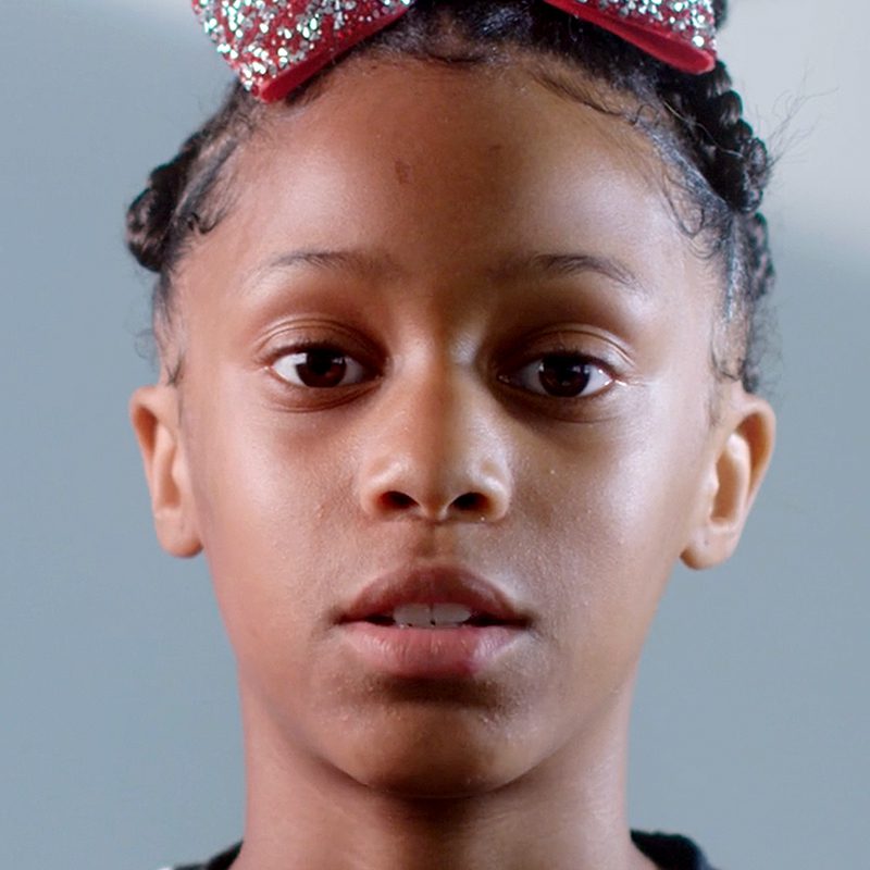 Young girl from BLM video