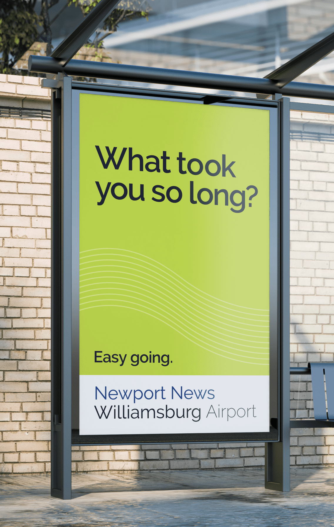 Newport News bus shelter