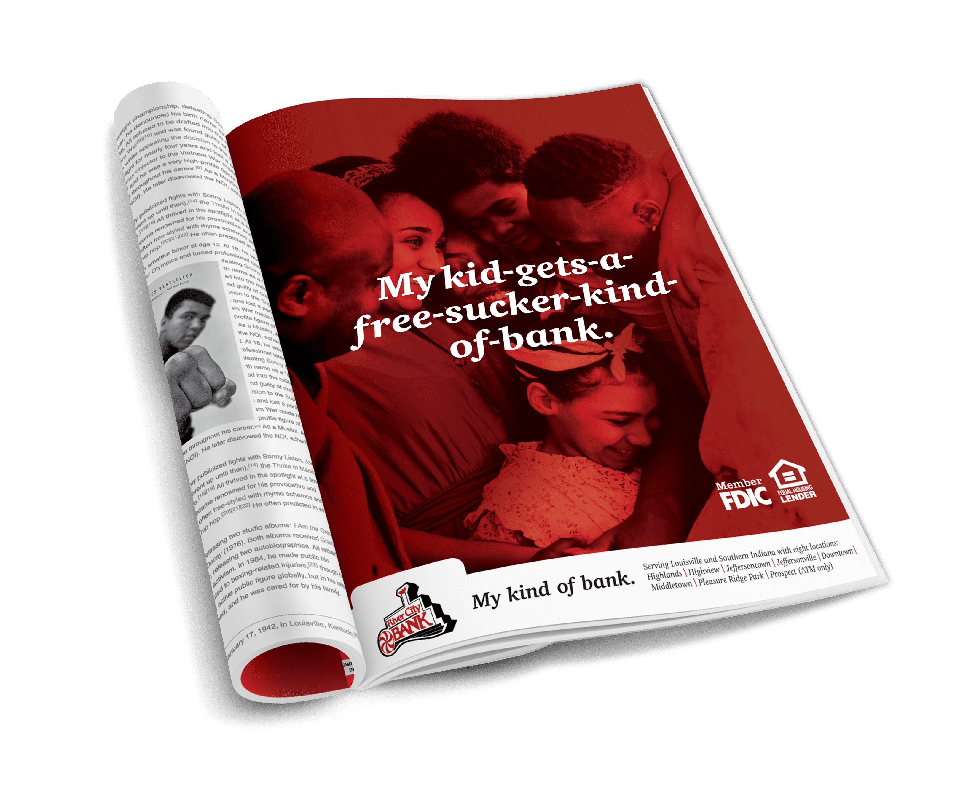 River City Bank print ad.