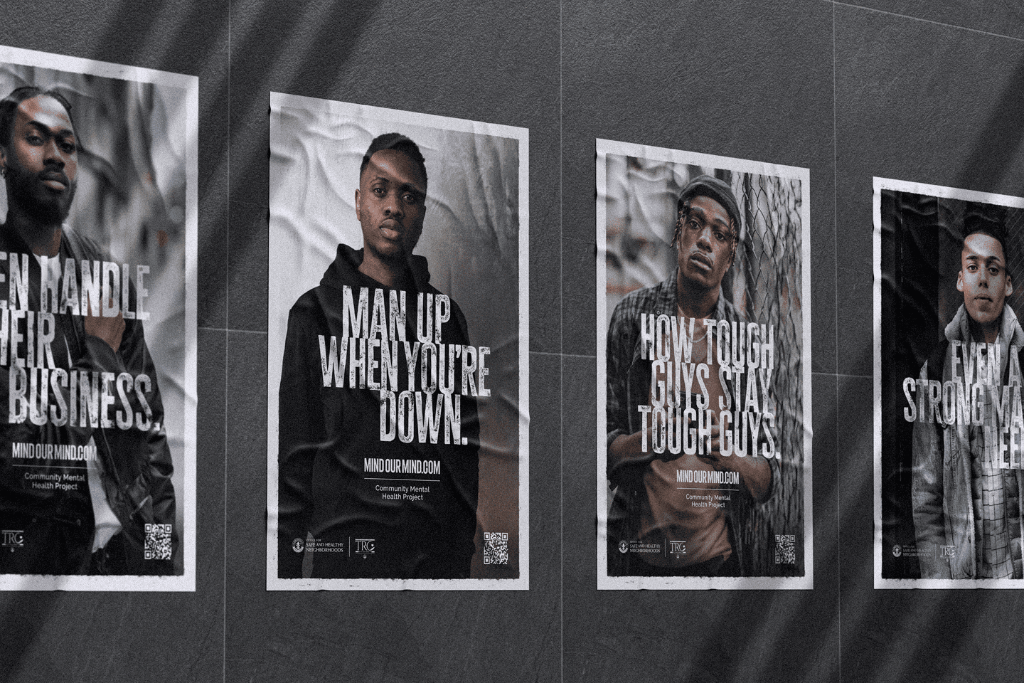 NAMI posters on a wall